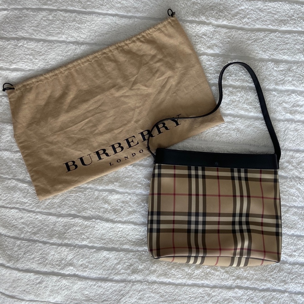 Burberry Vintage Nova Check Shoulder Bag